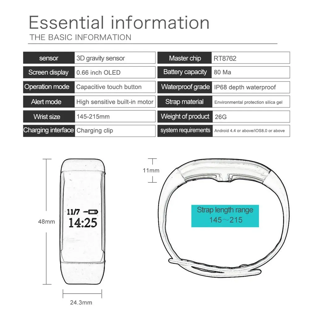 Горячая Распродажа 0 66 дюймов OLED дисплей в режиме реального времени мониторинг