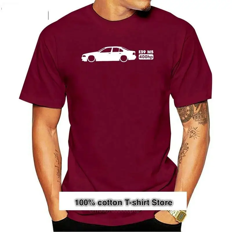 

Camiseta de moda para hombre, camisa 2019 de algodón, E39, M5, 400hp, coche clásico de Alemania, Gran oferta, 100%