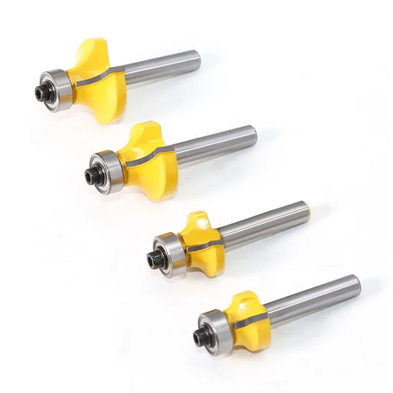 

1Pcs 6mm Shank Corner Round Over Router Bit With Bearing Woodworking Tools Wood Milling Cutter High Quality Tungsten Carbide