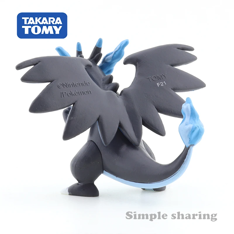 Takara Tomy Покемон Аниме Пикачу монклель MS-51 Mega Charizard X -EX фигурка Монстр Коллекция