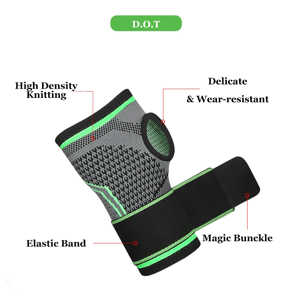 1 шт. d. O.T регулируемый спортивный наручный бандаж повязка на запястье ремешок