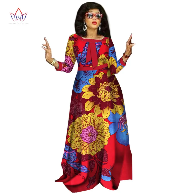 2017 г. в африканском стиле платья для Дамская Мода Дизайн Дашики женщин Базен Riche О