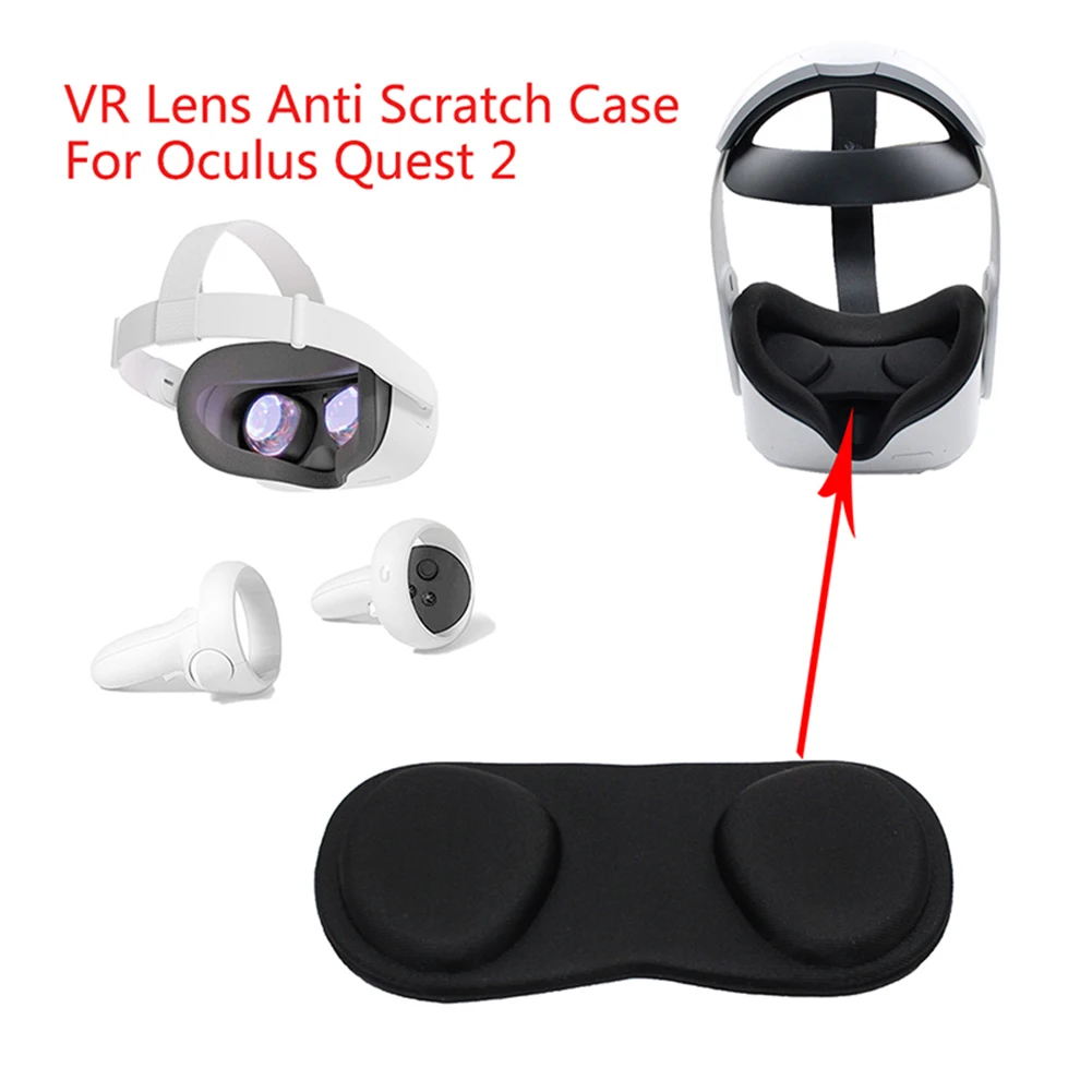 

Аксессуары виртуальной реальности для очков Oculus Quest 2, Защитная крышка для объектива, Пылезащитная, устойчивая к царапинам Крышка для очков ...