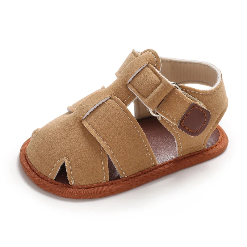 

Perwalker New Baby Soft Cotton Cloth Sandals Breathable 2021 New Walking Shoes With Flat Sole