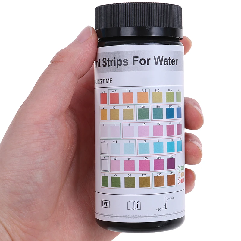 Тест-полоски для аквариума 50 шт. тест-полоски определения качества воды 6 в 1 PH