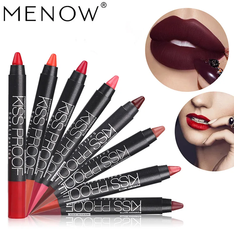 1 шт. водостойкая помада MENOW 19 цветов| |