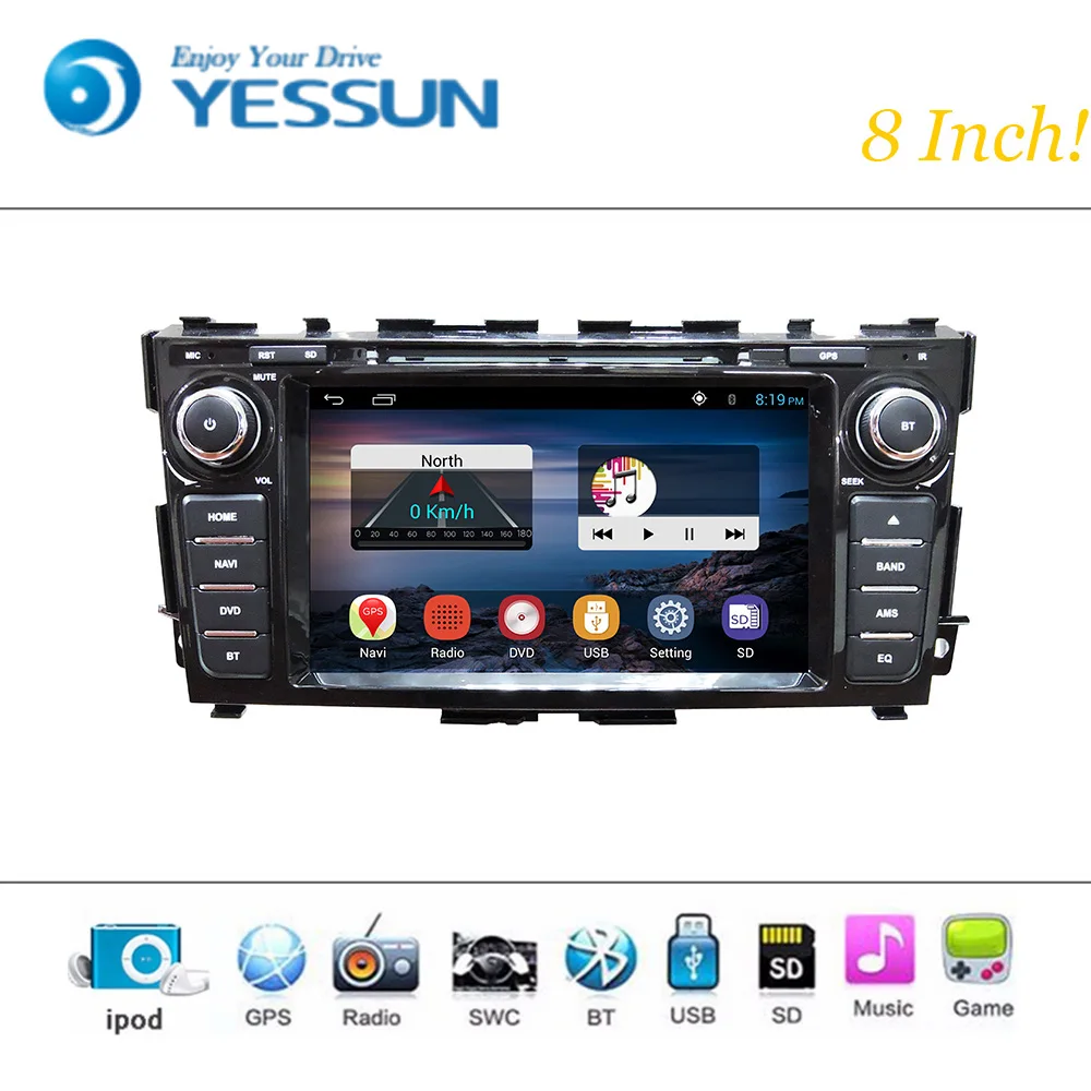Автомобильный DVD плеер Wince система для Nissan Teana 2013 2015 Авторадио Стерео GPS навигация
