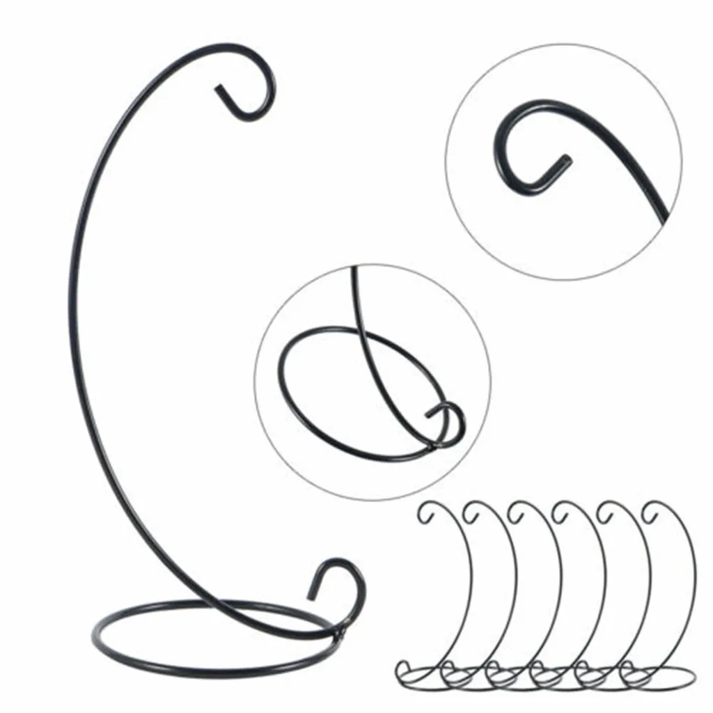 5 шт. дисплей безделушка держатель Рождество Металл L форма висячие украшения