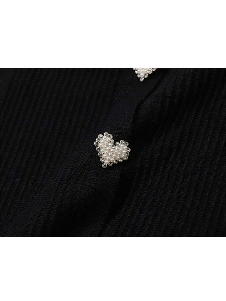 Women Knitted Cardigans Sweater Ladies Lapel Long Sleeve Hollow Out Sweet Fashion Vintage Casual Oversized Loose Knitwear Tops |