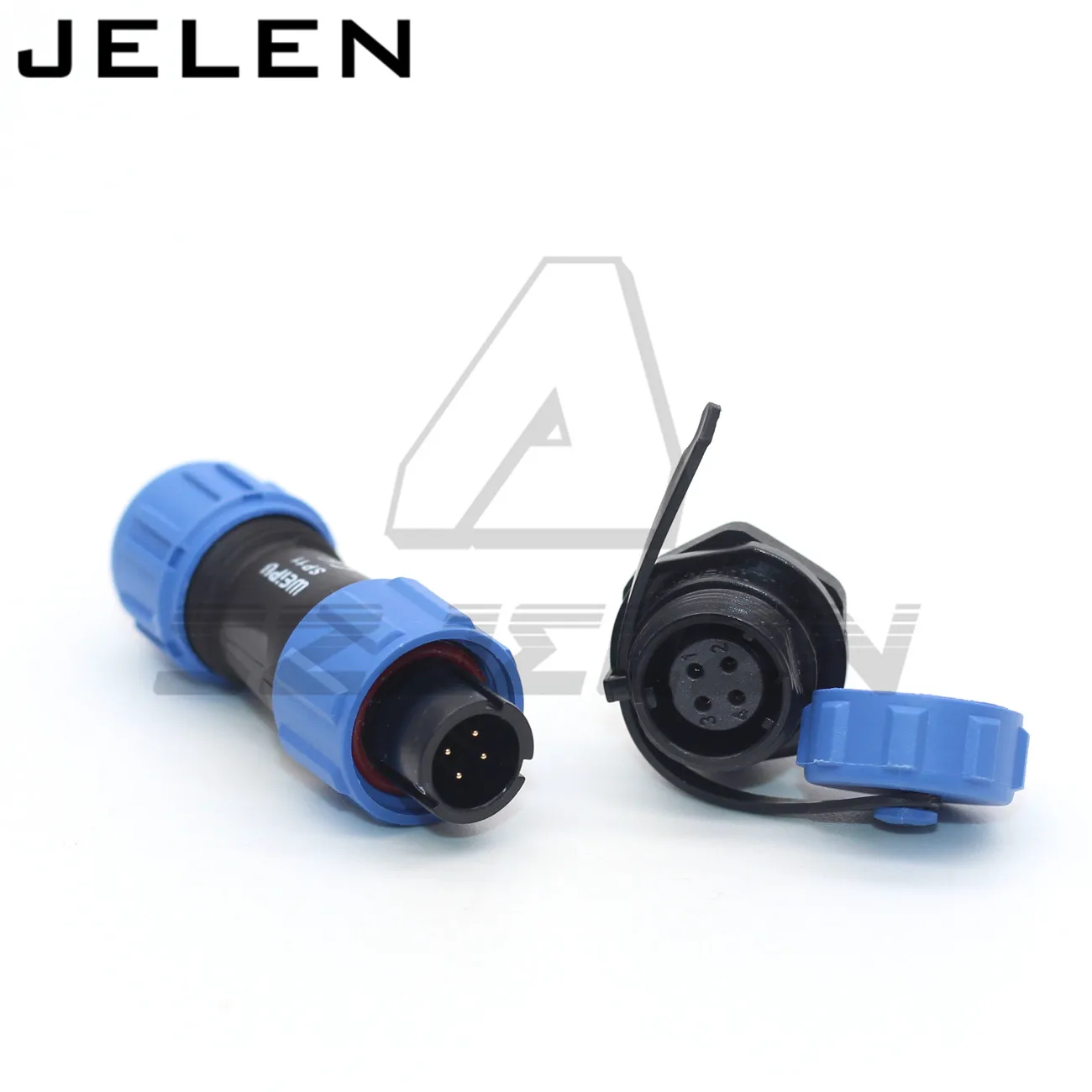 SP11series IP68 водонепроницаемый разъем 4-контактный панельный монтаж пластиковые силовые Проводные Разъемы штекер и гнездо