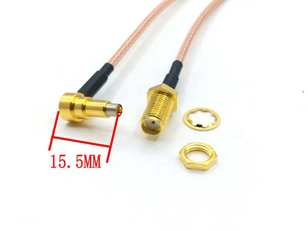 100 шт. Новый тестовый зонд MS156 Штекер-гнездо SMA кабель RG316