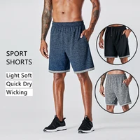 men joggers running shorts gym quick dry workout short pants pocket tennis training fitness sport basketball sweatpants