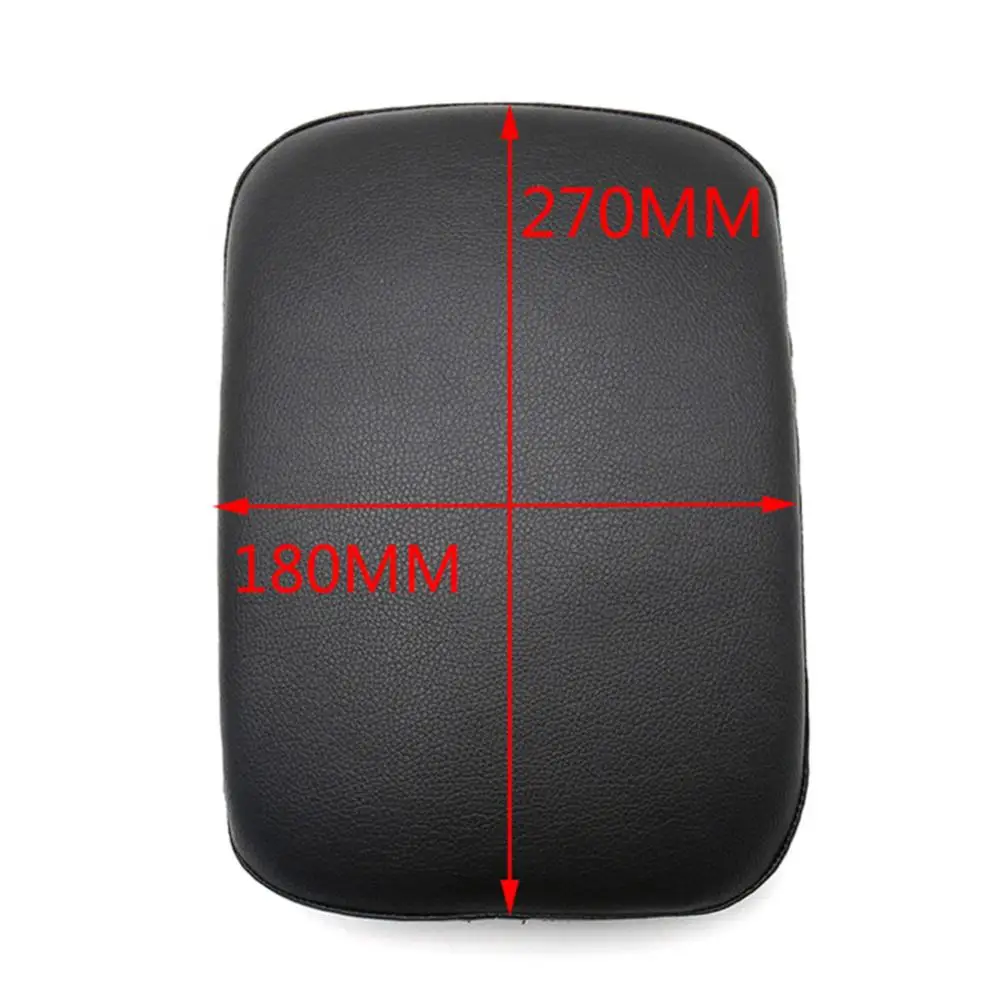 

80% Dropshipping!! Motorcycle Faux Leather Suction Cup Rear Passenger Seat Pad Cushion for H-arley