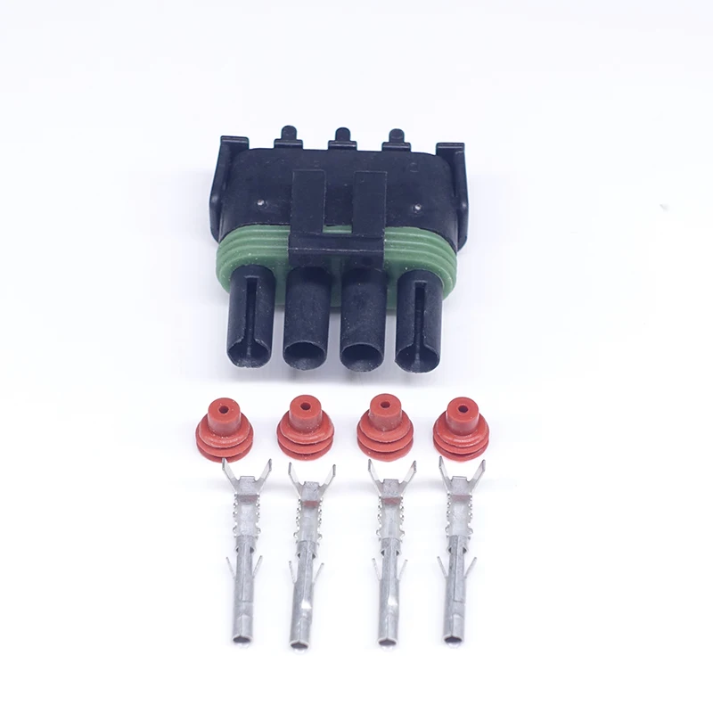 5 компл. 4 Pin 12010974 Женский Мужской погода Электрический провод 2 Delphi разъем