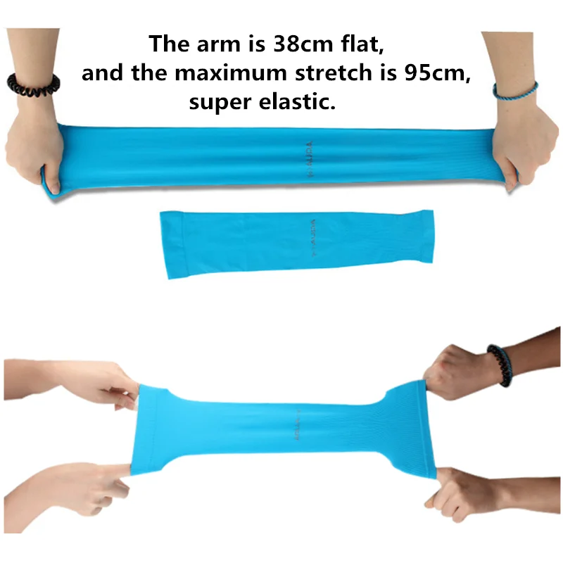 

Korean ice silk sleeves, outdoor riding sun protection sleeves, sports arm guards, ice sleeves Free shipping