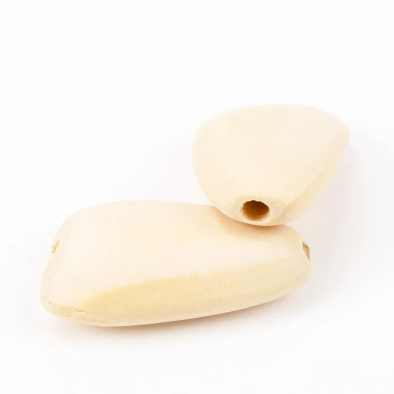 Плетеный абажур из натурального дерева Треугольники бусинки в форме космических