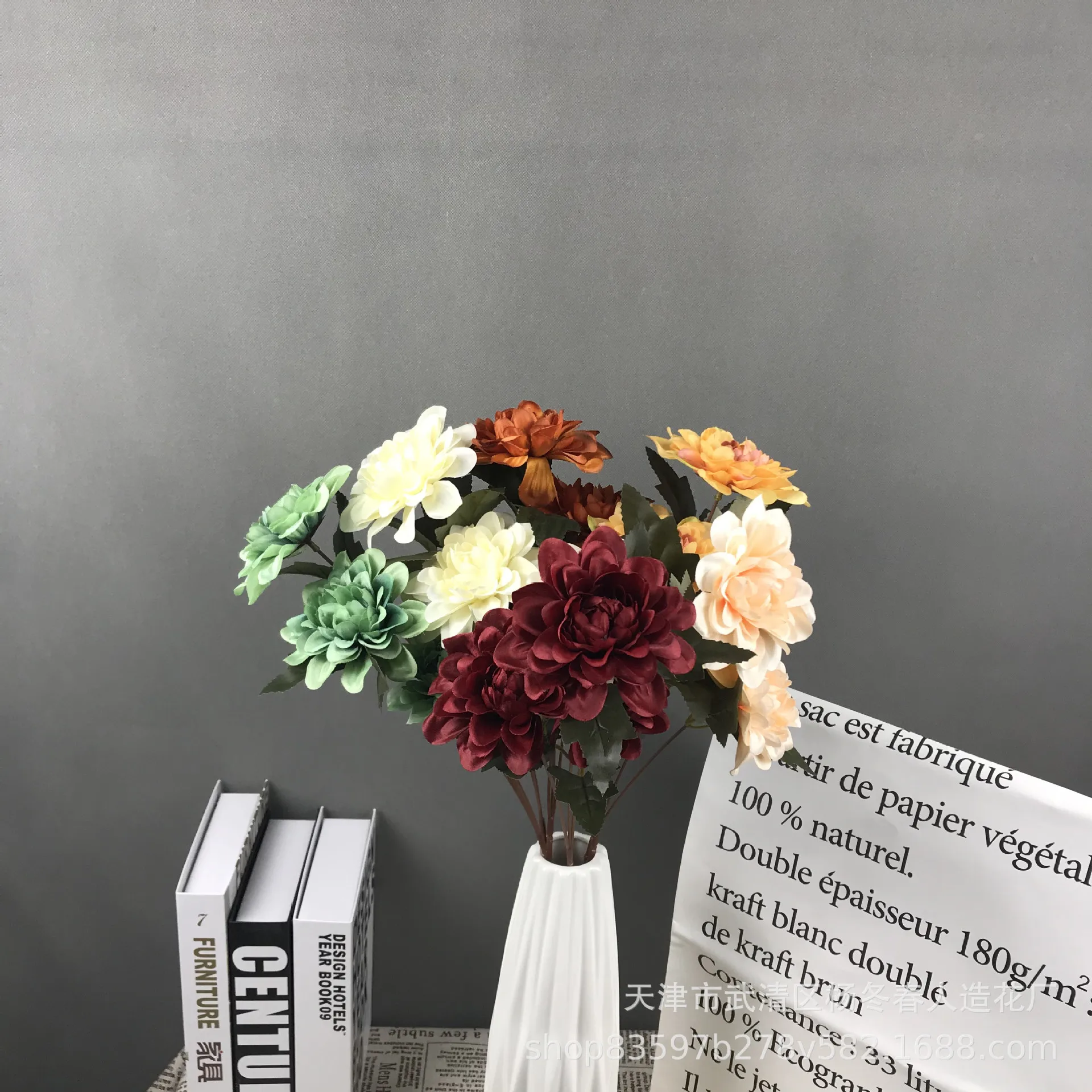 Современный минималистский модель Dahlia домашний Высококачественный Свадебный