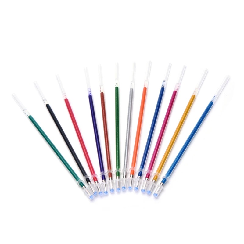 Набор шариковых гелевых ручек для макияжа сменные цветные Сменные стержни