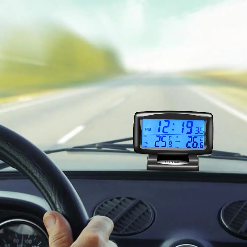 Автомобильные аксессуары электронные внутренние и внешние автомобильные часы с