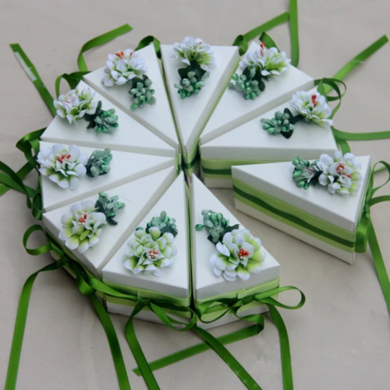 10 шт./партия Большой Размеры DIY свадебный подарок коробочка для конфет на