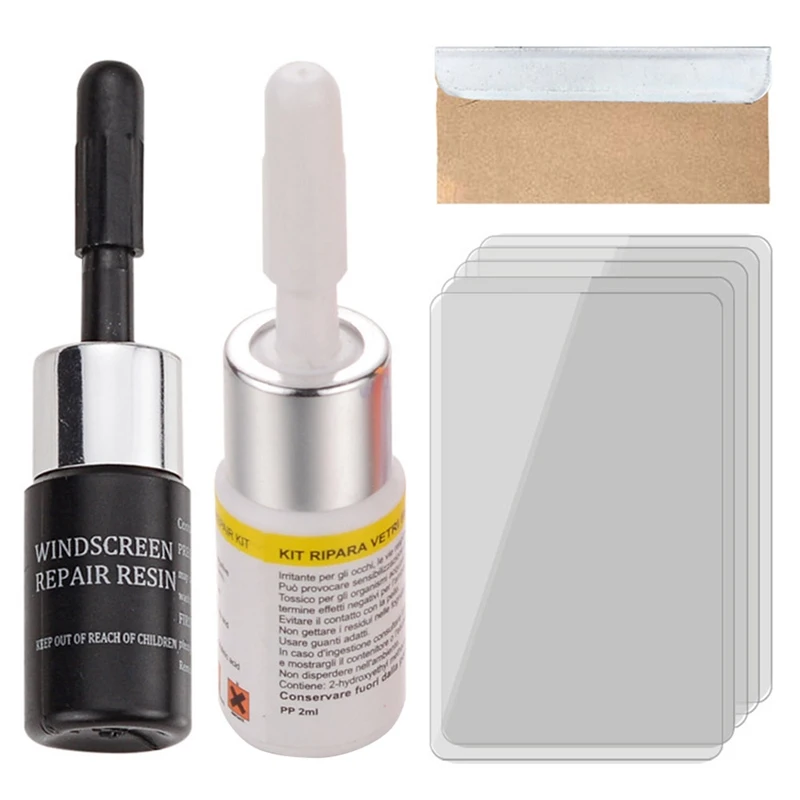 

Windshield Repair Agent for Auto Glass Repair Tools Car Window Glass Repair Kit Crack Chip Resin Windscreen Windshield DIY Tools