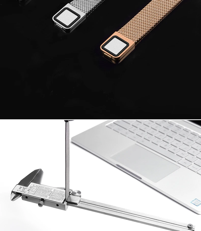Миланская группа Loop For Honor Band 4 5 Ремешок из металла Для Huawei Honor Band 4 Браслет из нержавеющей стали Браслет Для чести Band 5