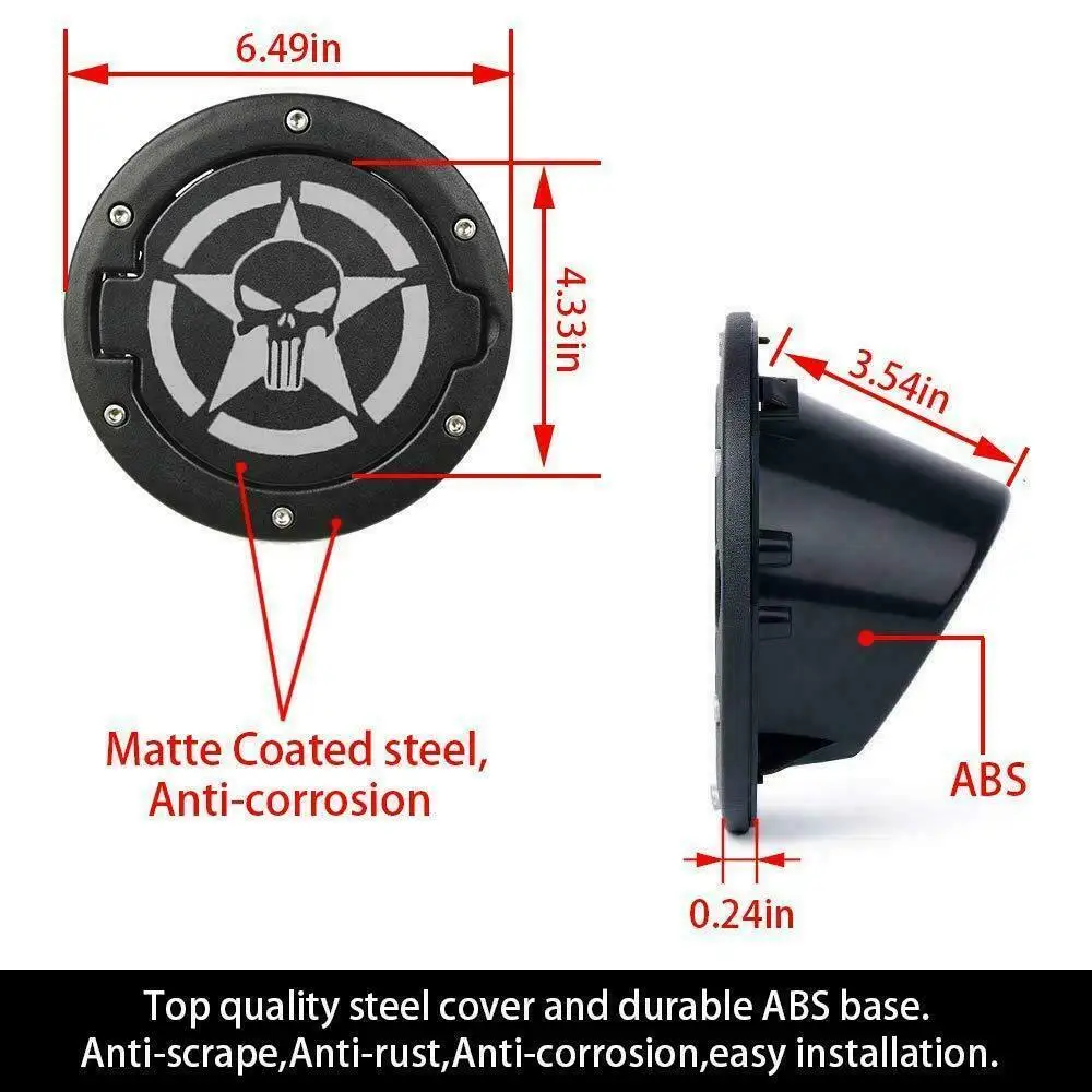 Топливный наполнитель крышка двери газовая Крышка для Jeep Wrangler JK Unlimited 2007 +