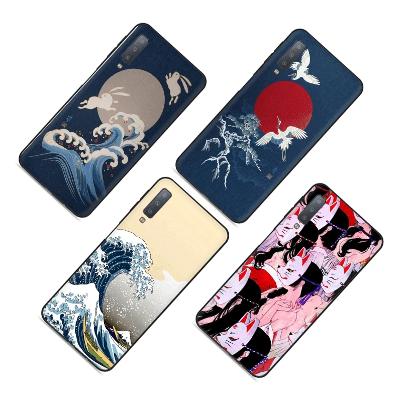 Чехол для телефона Samsung A2 Core A20E A10s 20s 30s 40s 50s 70s J4 J6 J7 J8 Note 10 plus японский стиль