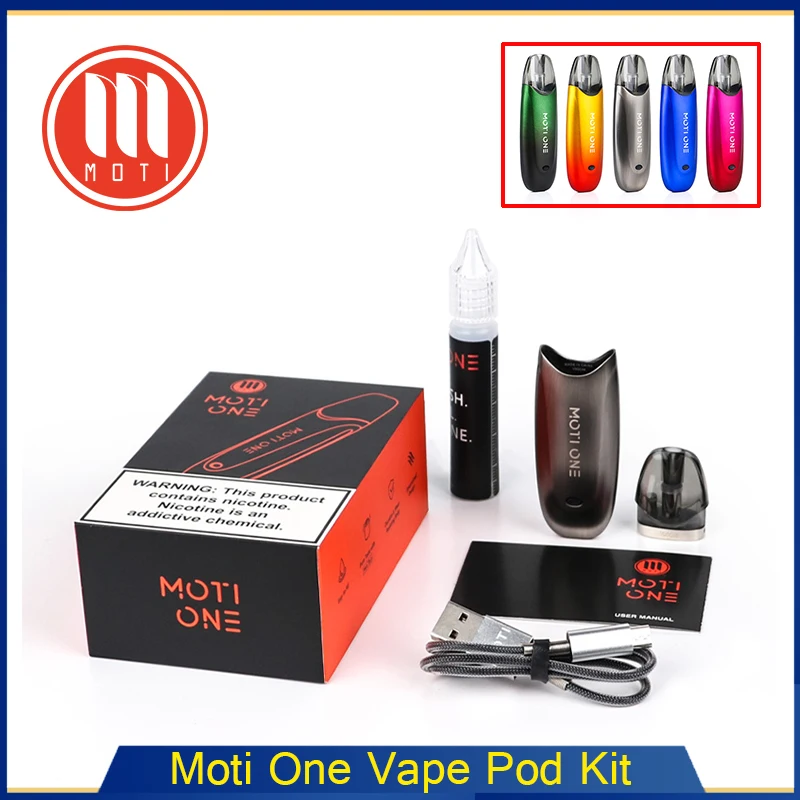 Новейший оригинальный MOTI One 12 5 Вт Pod Vape Kit со встроенным аккумулятором 350 мАч набор