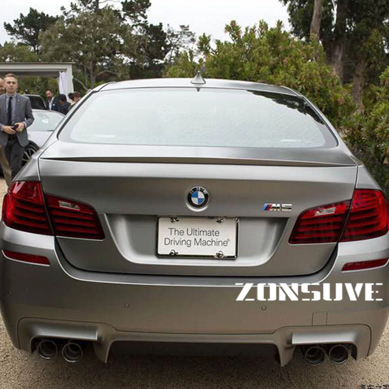 Спойлер для BMW 5 серии F10 2010-2017 года стиль M5 ABS пластик углеродное волокно вид