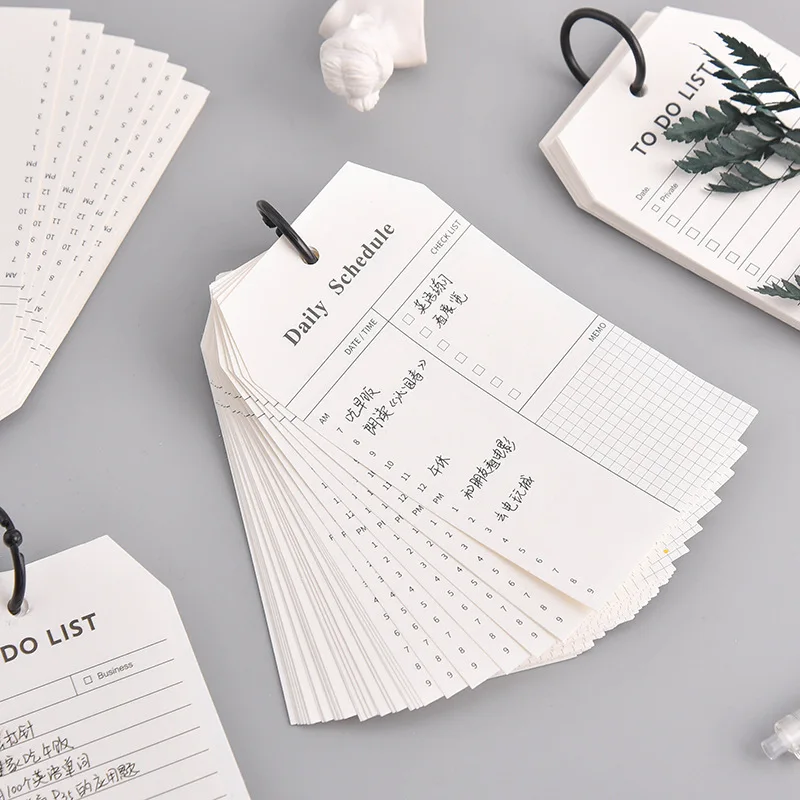 

To Do List Daily Schedule Note pad Hand Size Loose Leaf Memo Notes Pads Portable Office Stationery Papeleria