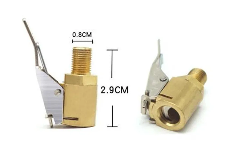Автомобильный воздушный насос патрон Зажимная шина надувной клапан разъем для