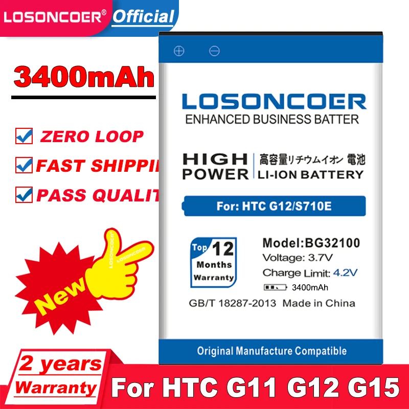 3400 мАч BG32100 PG32130 BB96100 для HTC Desire Z Incredible S 2 G11 G12 S510e G2 T3366 T8698 S710E A9393 G6 G8|desire s s510e|desire g12htc