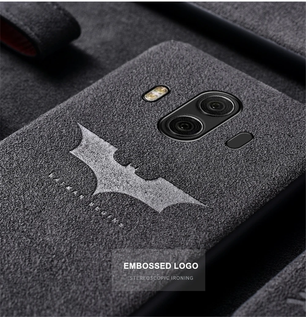 Luxury Suede Fur Leather Phoen Case For OnePlus 5 5T 6 6T 7 Pro Shockproof Batman Soft Back Cover for One Plus 6T 5T Coque Capa