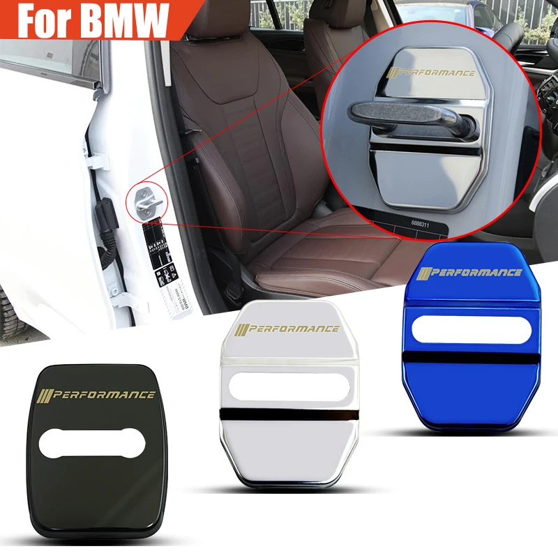 4 шт. автомобильные аксессуары из нержавеющей стали для интерьера bmw X1 X3 X4 X5 X6 f10 f11