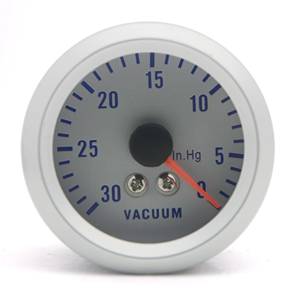 Универсальный автомобильный аналоговый Вакуумный Манометр 0 30 дюймов 52 мм