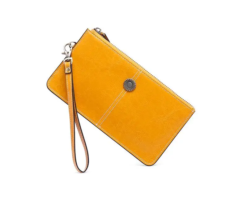 

Fashion ladies wallet new large capacity wallet card bag zipper clutch