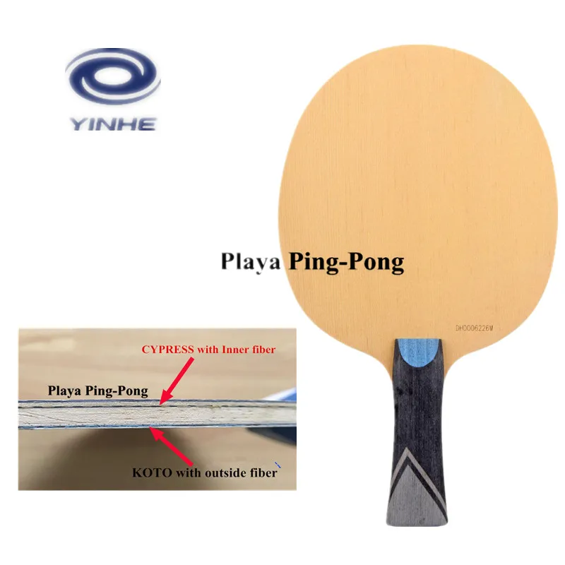 Original yinhe Galaxy PRO 11s CYPRESS Table Tennis Blade PRO11S 5wood + 2 Carbon Ping Pong Racket Double-sided Heterogeneous
