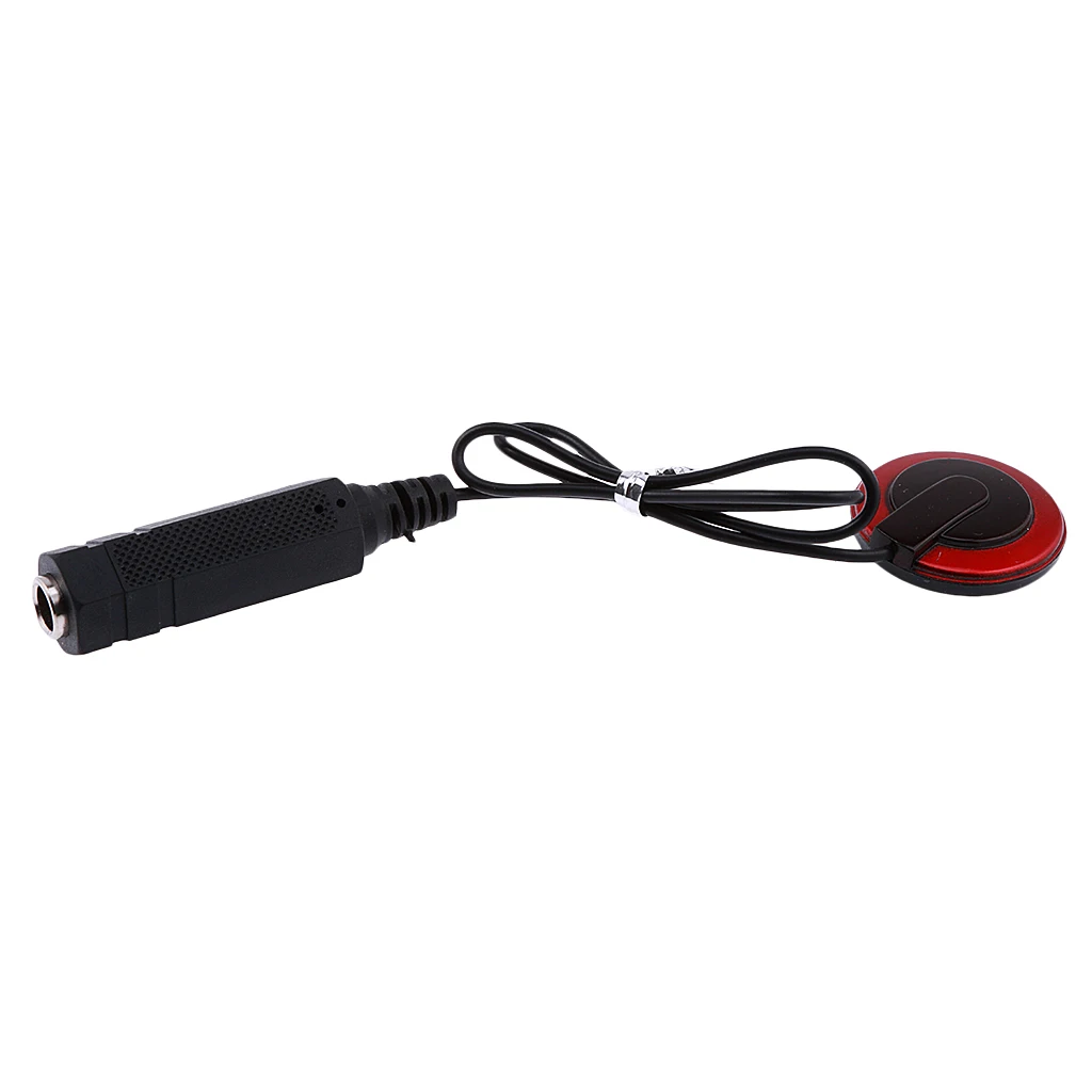

Guitar Mandolin Banjo Piezo Pickup Transducer With 1/4'' Jack 12inch Cable