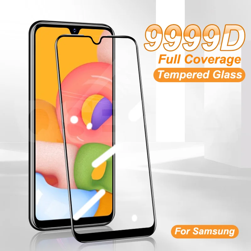 

9999D Tempered Glass For Samsung Galaxy A01 Core A11 A21 A31 A41 A51 A71 Screen Protector M01 M11 M21 M31 M51 Protective Glass