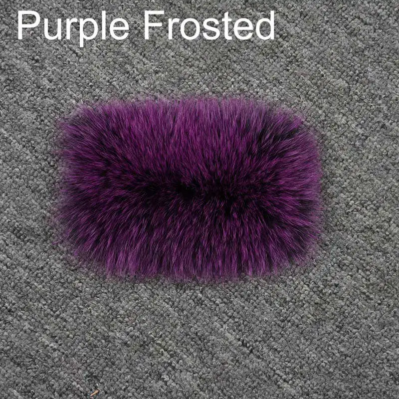 Purple Frosted JKKFURS Новое поступление женские жилеты из натурального Лисьего меха высокого качества женские модные стильные жилеты из натурального меха 3 ряда куртки S7162 - Цвет: Purple Frosted
