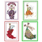 Набор для вышивки крестиком Joy Sunday, Набор для вышивки крестиком из хлопковой ткани dmc сделай сам