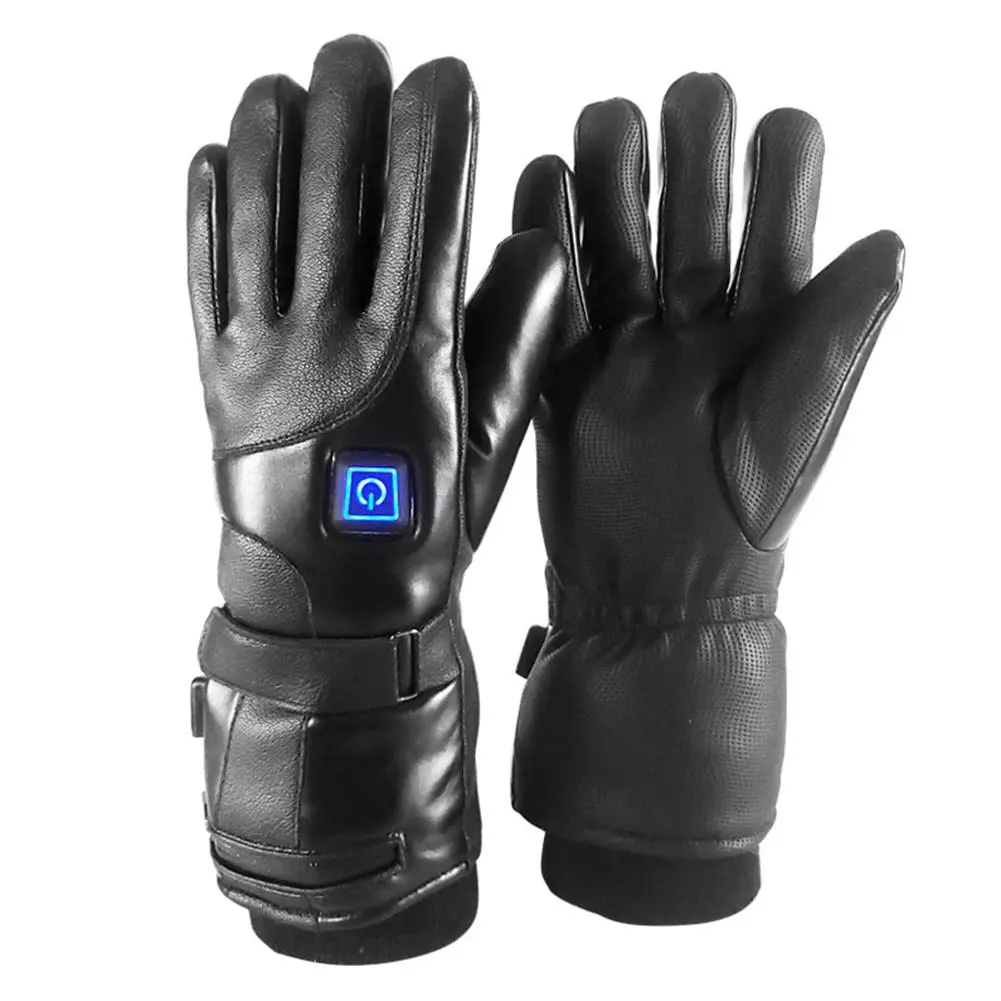 

Rechargeable Electric Warm Heated Gloves Battery Powered Heat Gloves Winter Sport Heated Gloves For Men Women Climbing Skiing