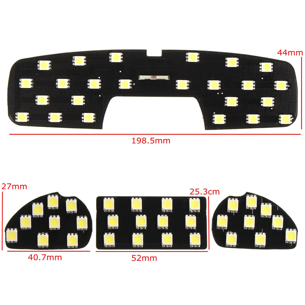 

12V 1.8L 2.0L LED Car Interior Light Dome Lamp LED Reading Lamp White Map Lights For Ford Ecosport / For Focus 2 MK2 2007-2014
