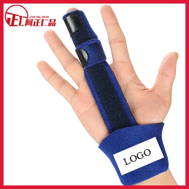 

Finger Fixed Protective Sleeve Aluminum Plate Support Finger Fixing Belt Skin-Friendly Fabric Breathable