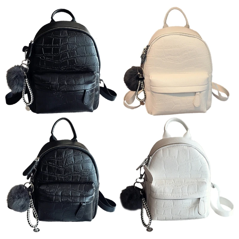 

Mini Backpack Women PU Leather Shoulder Bag for Teenage Girls School Bags Travel