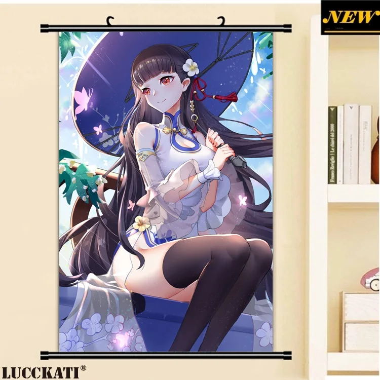 Женский настенный постер Azur Раскрашивание на холсте с ушками животных