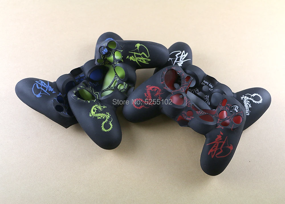 2 предмета в комплекте для SONY playstation 4 PS4 контроллер кожи Дракон силиконовый чехол