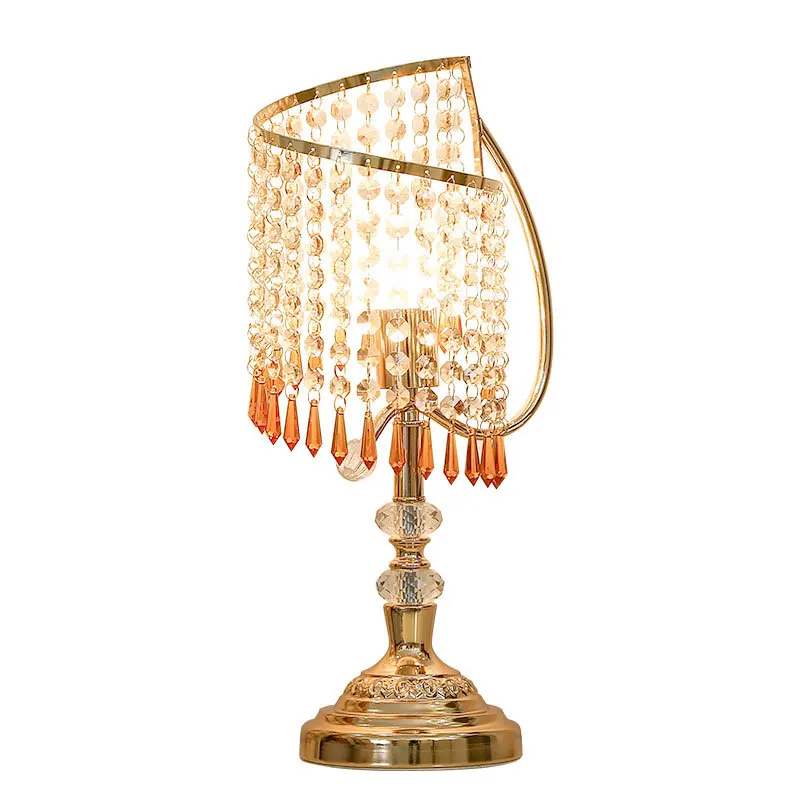 Современная настольная лампа для спальни свадьбы комнаты принцессы