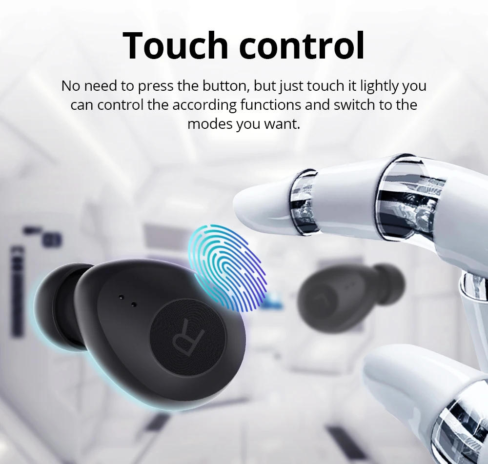 Беспроводные наушники Bluedio Fi TWS Bluetooth 5 0 водонепроницаемая Спортивная гарнитура